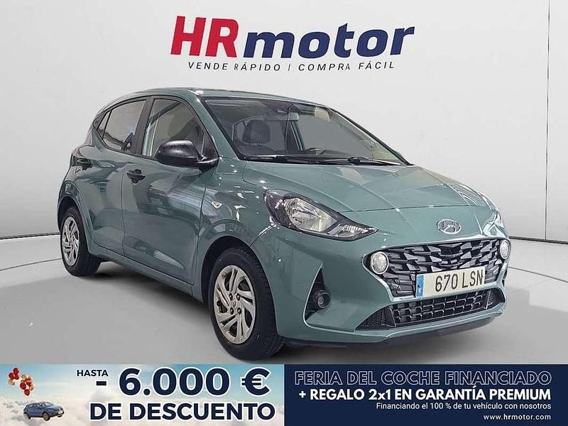 Azul Usado 2021 Hyundai i10 Utilitario | 11.410 € (Precio justo) - Imagen 1/4