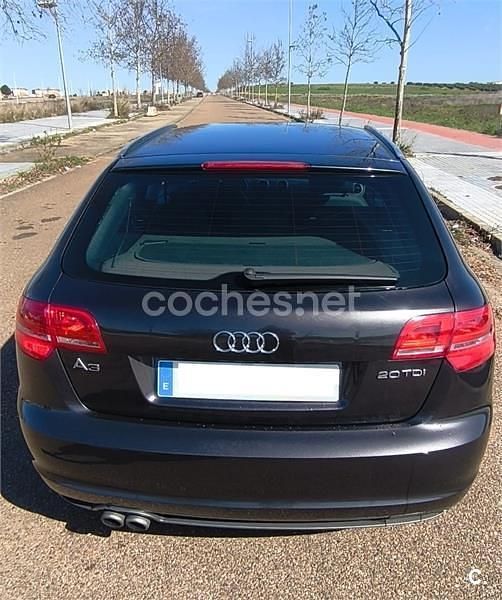 Usado Audi A3 Ambition 170 CV (125 kW) 2009 Negro Utilitario