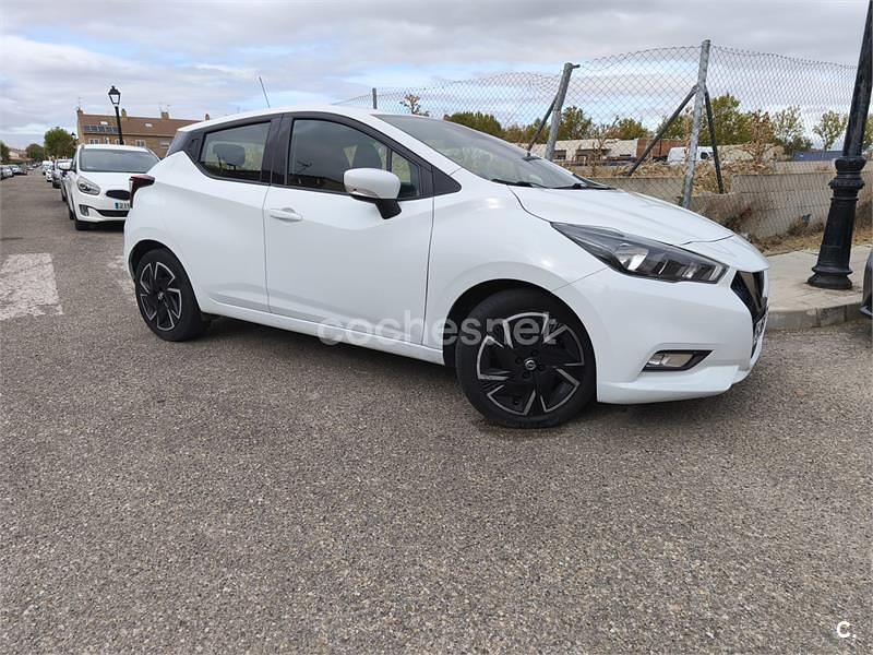 Usado Nissan Micra Acenta 92 CV (67 kW) 2021 Blanco Berlina