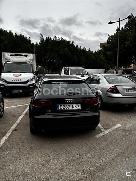 Usado Audi A3 Ambition 122 CV (89 kW) 2014 Negro Berlina
