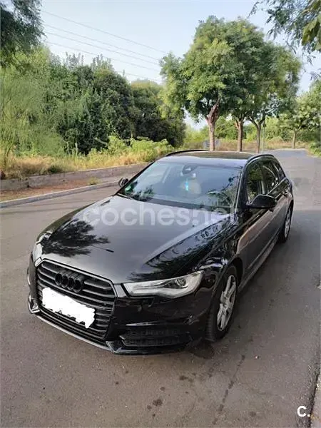 Usado Audi A6 218 CV (160 kW) 2018 Negro Familiar