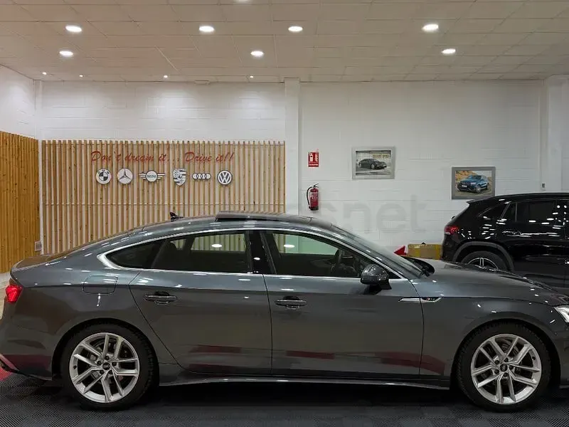 Usado Audi A5 Sportback S-Line 163 CV (119 kW) 2021 Gris / plata Utilitario