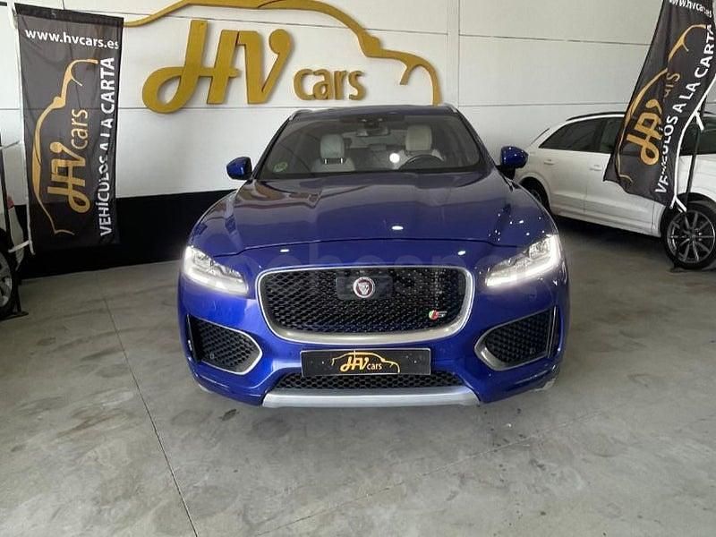 Usado Jaguar F-Pace First Edition 300 CV (220 kW) 2017 Azul SUV