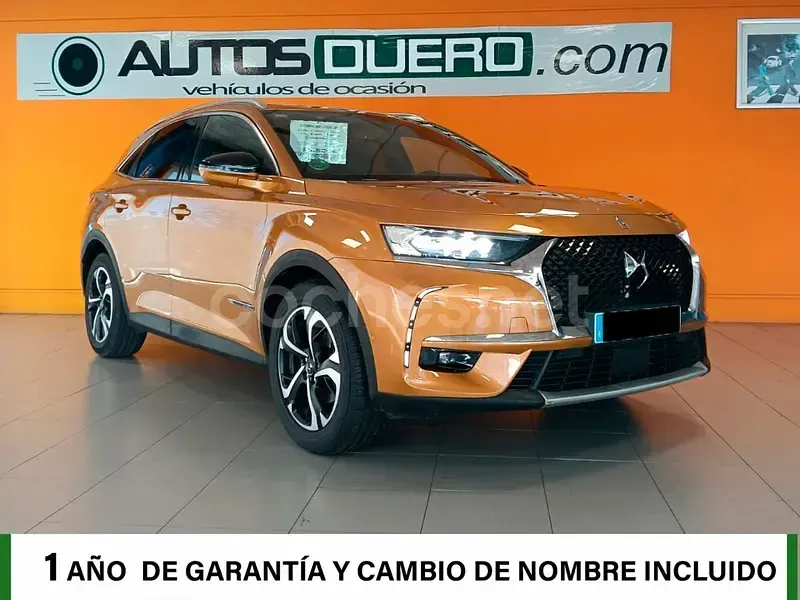 Usado DS Automobiles DS7 Crossback So Chic 130 CV (95 kW) 2018 Naranja SUV