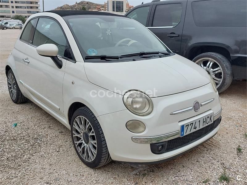 Usado Fiat 500C Lounge 69 CV (50 kW) 2012 Blanco Descapotable