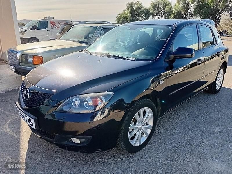 Usado Mazda 3 105 CV (77 kW) 2007 Negro Berlina
