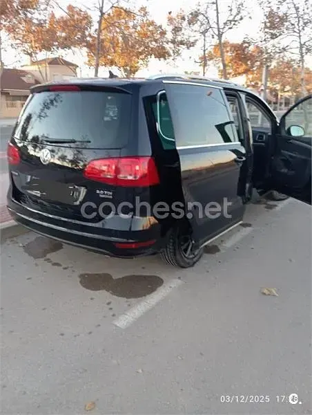 Usado VW Sharan Advance 140 CV (102 kW) 2012 Negro Monovolumen