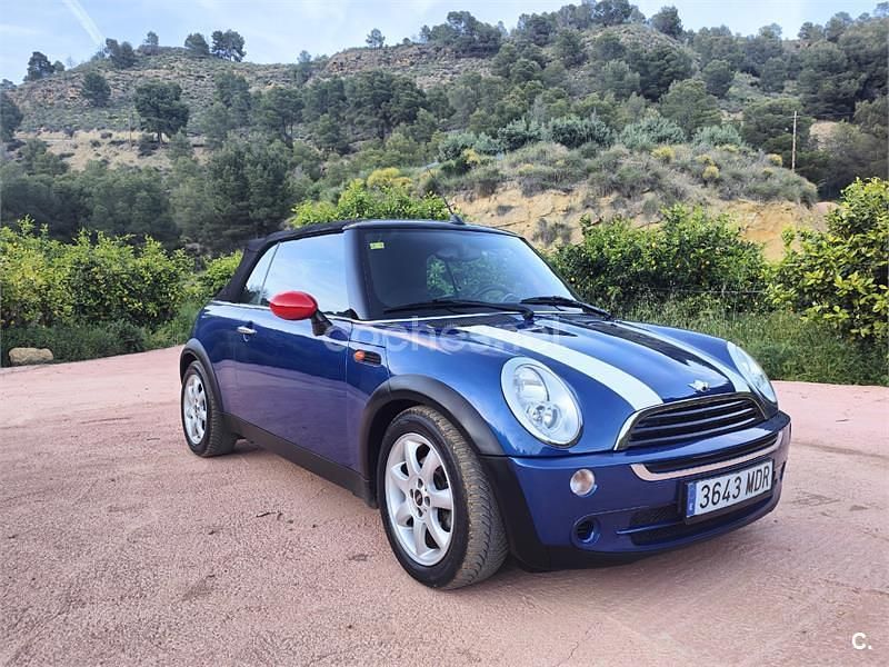 Usado Mini One Cabriolet 90 CV (66 kW) 2008 Azul Descapotable