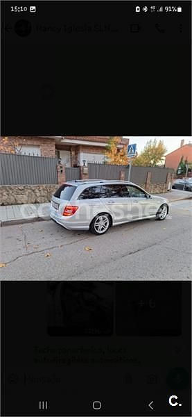 Gris / plata Usado 2013 Mercedes C180 Familiar | 11.500 € (Precio justo) - Imagen 1/4