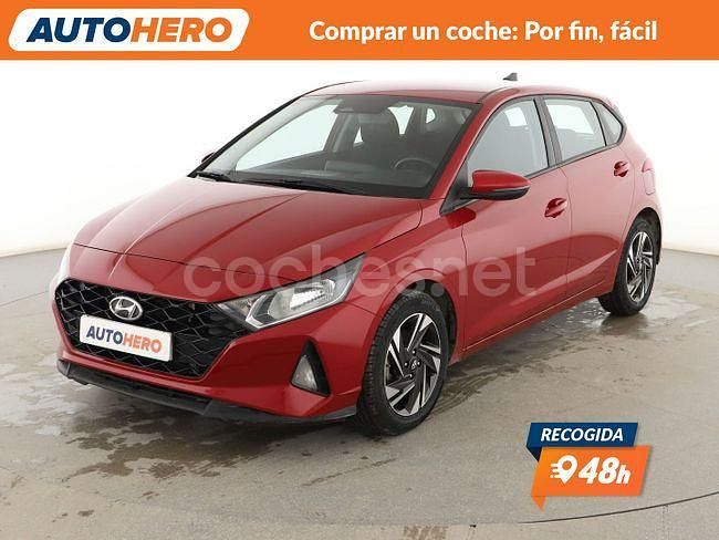 Rojo Usado 2021 Hyundai i20 Berlina | 14.399 € (Precio justo) - Imagen 1/3