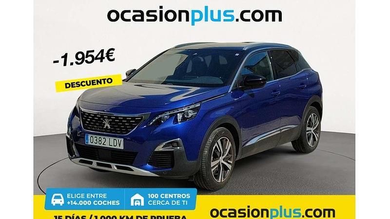 Azul Usado 2020 Peugeot 3008 Style Monovolumen | 18.091 € (Un poco caro) - Imagen 1/4