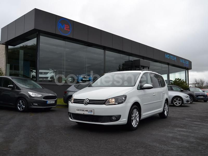 Blanco Usado 2015 VW Touran Sportline Monovolumen | 17.990 € (Precio justo) - Imagen 1/4