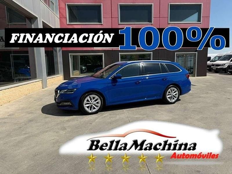 Azul Usado 2021 Skoda Octavia Style Familiar | 15.275 € (Precio justo) - Imagen 1/4