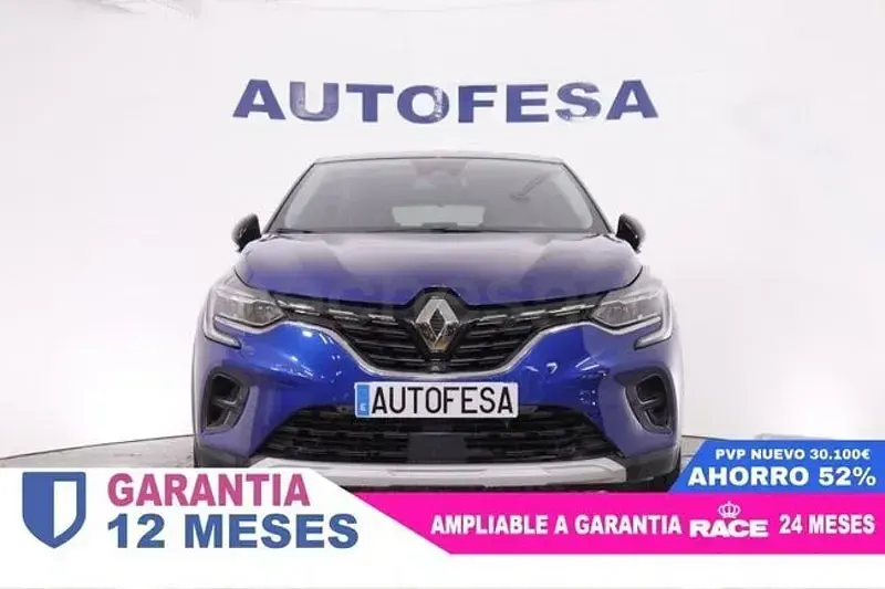 Usado Renault Captur Intens 90 CV (66 kW) 2022 Azul SUV