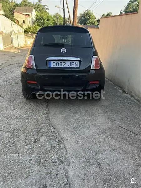 Usado Fiat 500 S 69 CV (50 kW) 2015 Negro Berlina