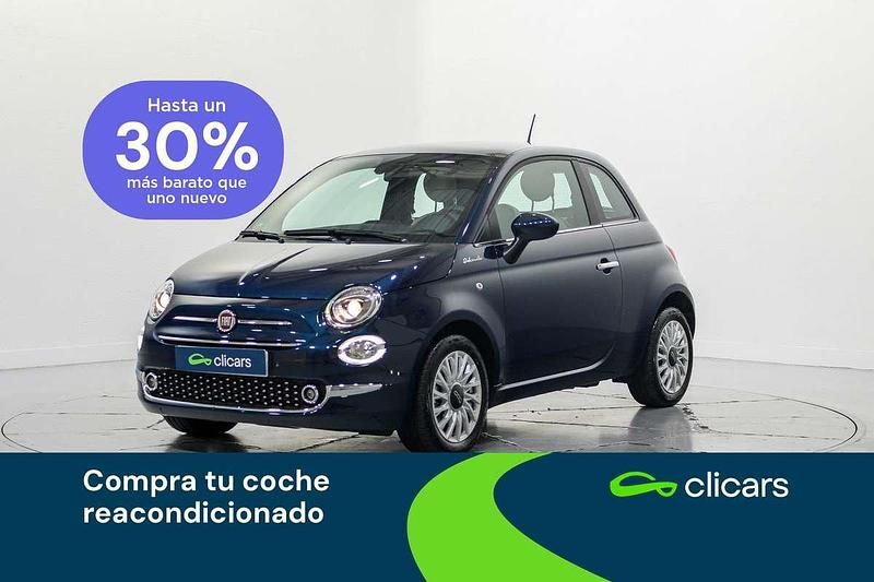 Azul Usado 2021 Fiat 500 Dolcevita Utilitario | 10.690 € (Buen precio) - Imagen 1/4