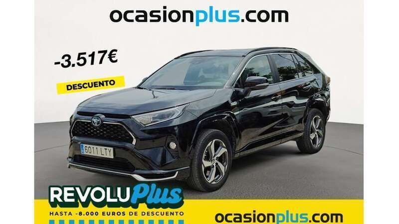 Negro Usado 2021 Toyota RAV4 Hybrid Advance SUV | 35.173 € (Buen precio) - Imagen 1/4