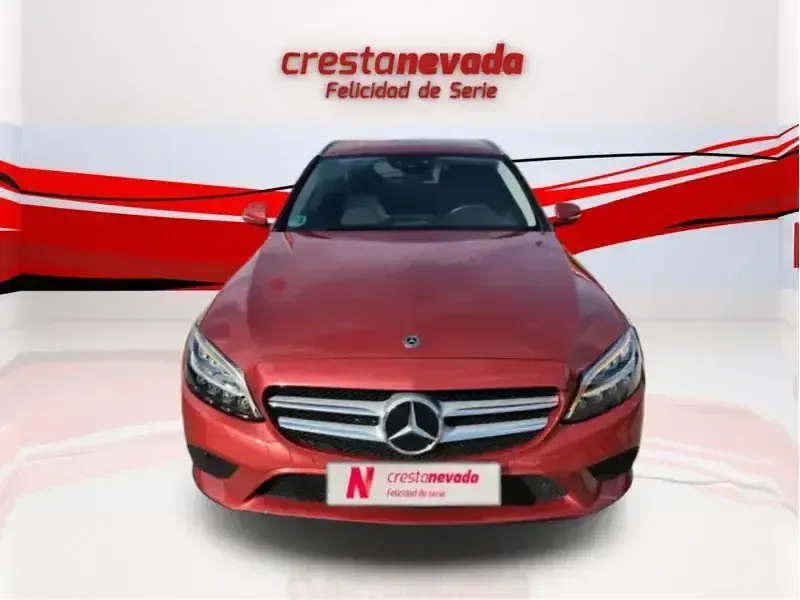 Usado Mercedes C200 160 CV (117 kW) 2020 Granate Familiar