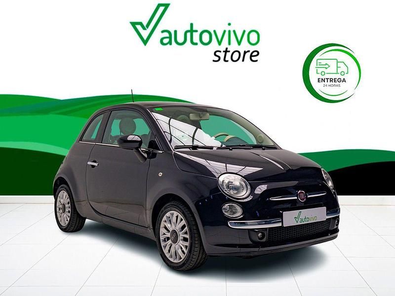 Negro Usado 2019 Fiat 500 Lounge Descapotable | 10.500 € (Precio justo) - Imagen 1/4