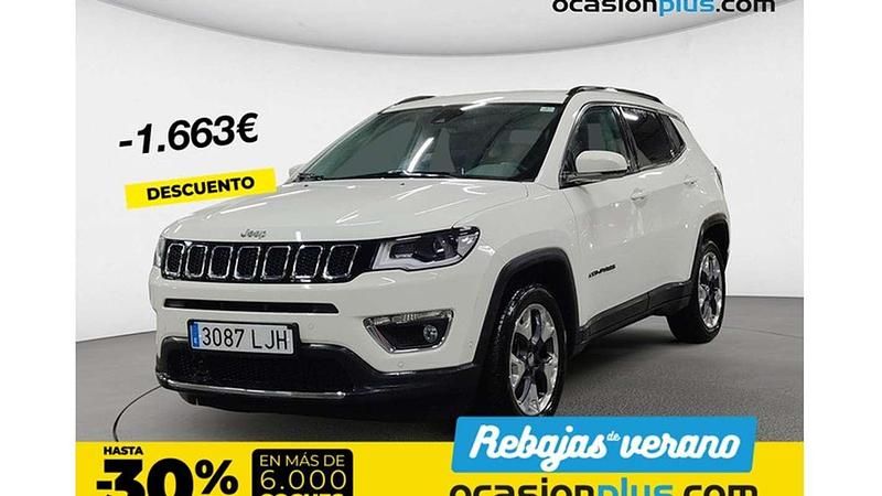 Blanco Usado 2020 Jeep Compass Limited SUV | 16.637 € (Buen precio) - Imagen 1/4