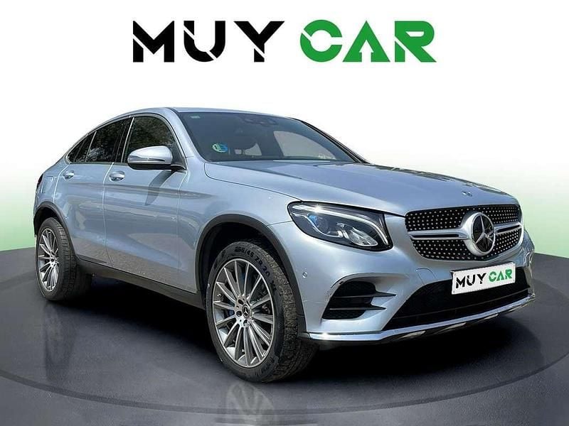Plateado Usado 2017 Mercedes GLC350 Coupe | 36.990 € (Buen precio) - Imagen 1/4
