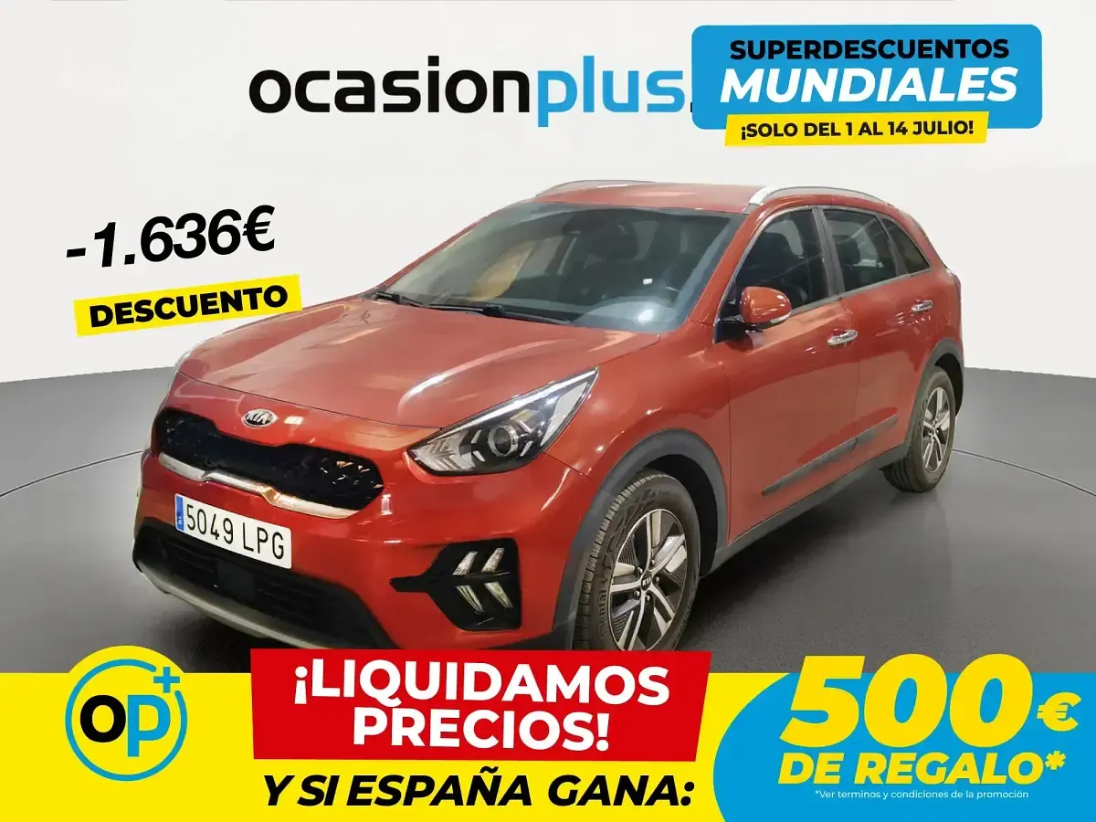Usado Kia Niro 141 CV (103 kW) 2021 Naranja SUV