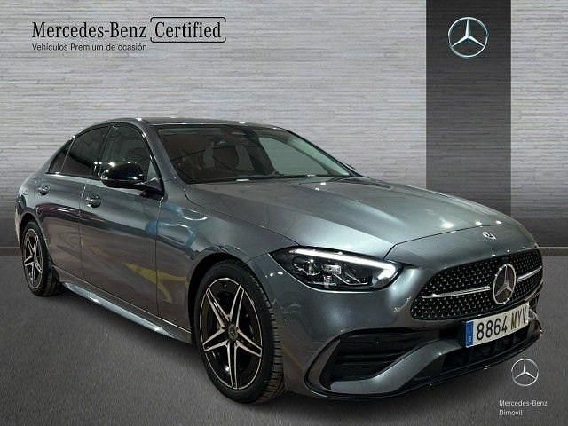 Usado Mercedes C200 AMG line 163 CV (119 kW) 2025 Gris selenita
