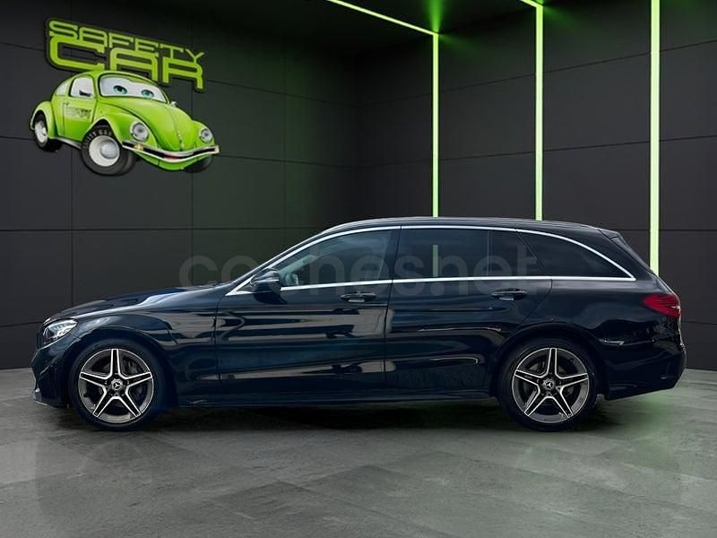 Usado Mercedes C220 194 CV (142 kW) 2020 Negro Familiar