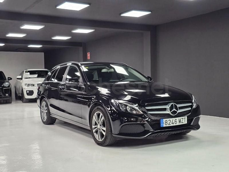 Usado Mercedes C220 170 CV (125 kW) 2016 Negro Familiar