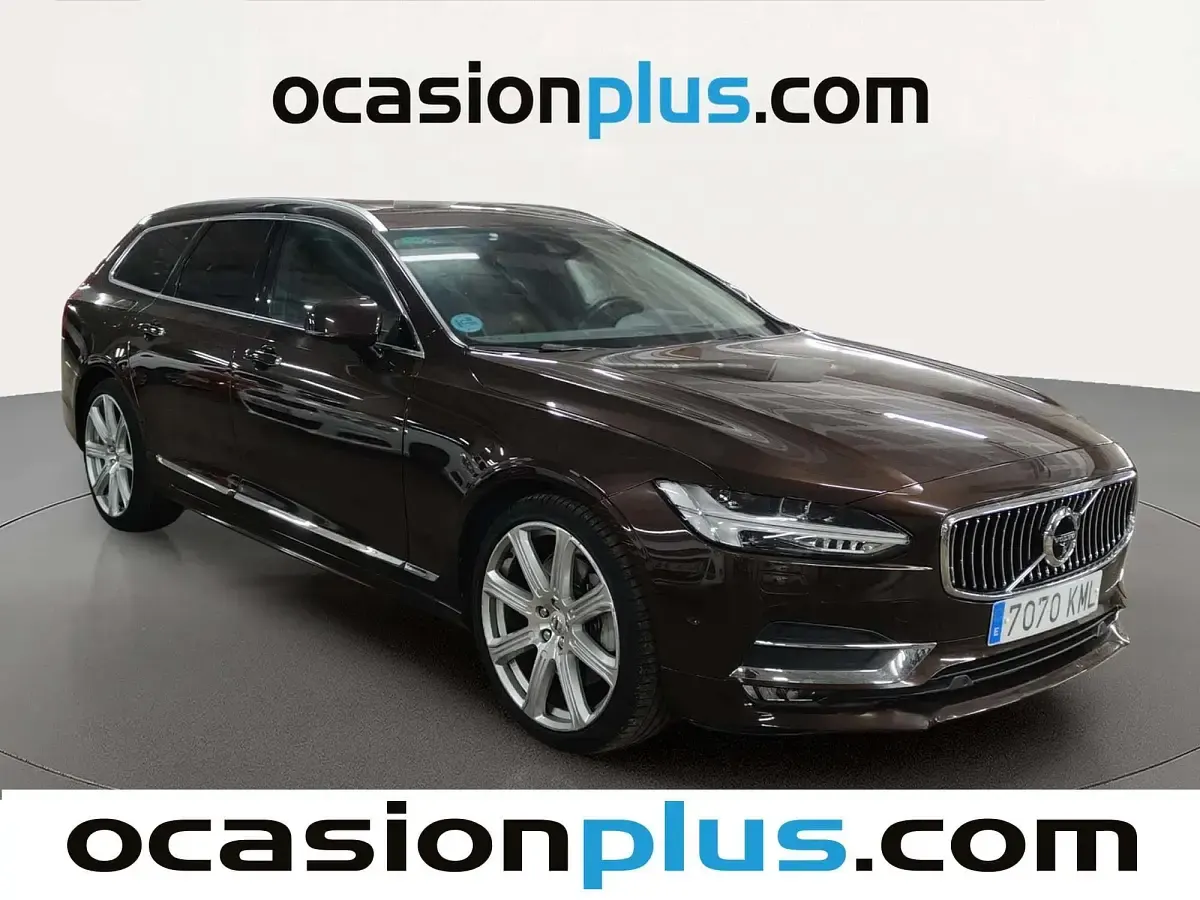 Usado Volvo V90 Inscription 310 CV (228 kW) 2018 Granate Familiar