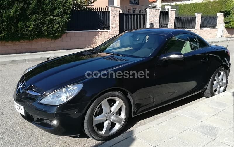 Usado Mercedes SLK350 272 CV (200 kW) 2004 Negro Descapotable