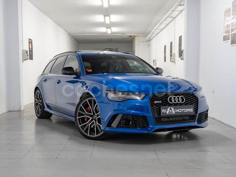 Usado Audi RS6 Performance 605 CV (444 kW) 2017 Azul Familiar