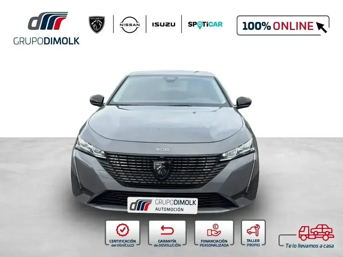 Usado Peugeot 308 Allure 145 CV (106 kW) 2025 Gris Berlina