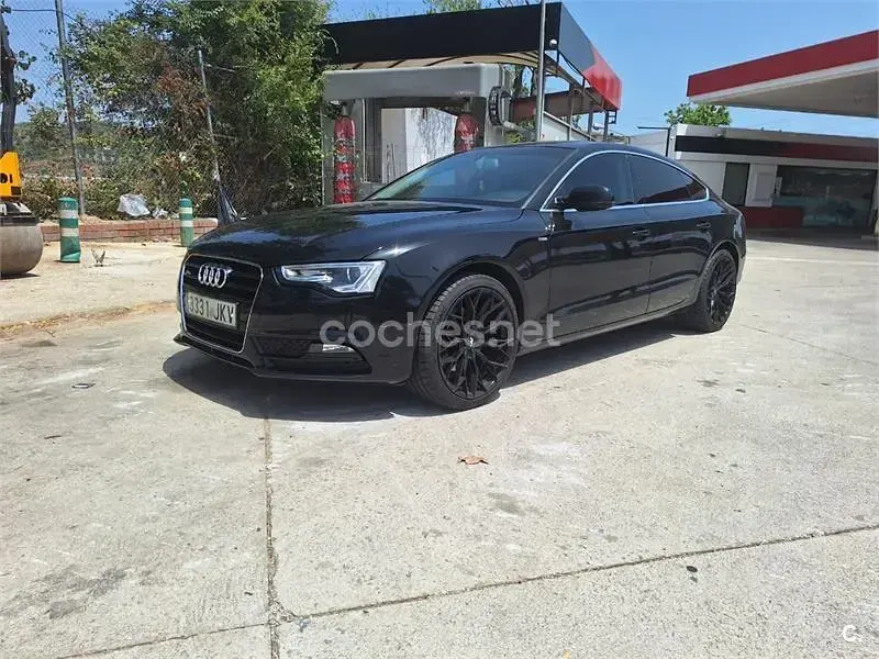 Usado Audi A5 Sportback Advanced 177 CV (130 kW) 2015 Negro Utilitario