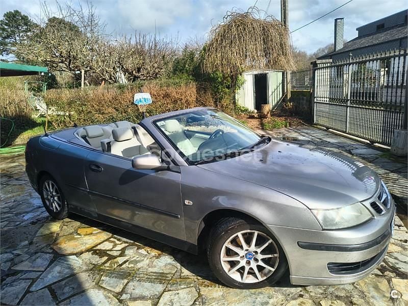 Usado Saab 9-3 Linear 150 CV (110 kW) 2005 Gris / plata Descapotable