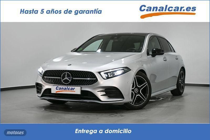 Gris / plata Usado 2018 Mercedes A200 Berlina | 22.445 € (Buen precio) - Imagen 1/4