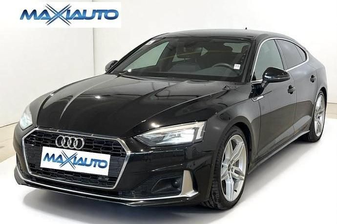 Negro Usado 2022 Audi A5 Sportback S-Line Berlina | 38.500 € (Caro) - Imagen 1/4