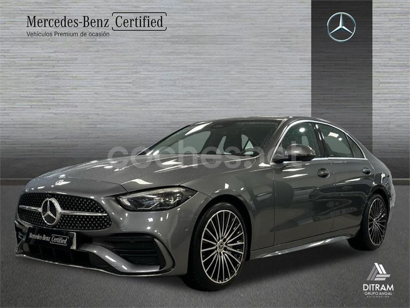Gris Usado 2024 Mercedes C220 Berlina | 46.900 € (Buen precio) - Imagen 1/4