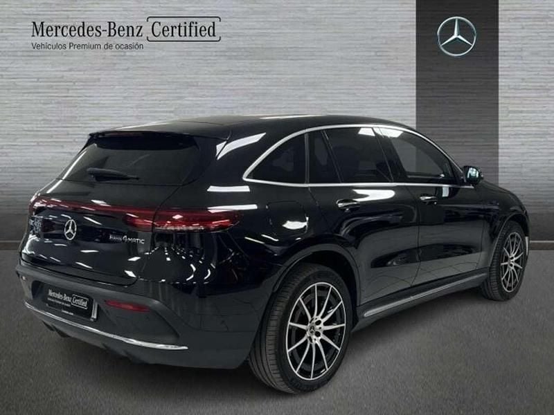 Usado Mercedes EQC400 300 kW (408 CV) 2021 Negro SUV