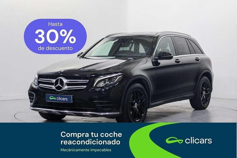 Usado Mercedes GLC220 170 CV (125 kW) 2016 Negro SUV