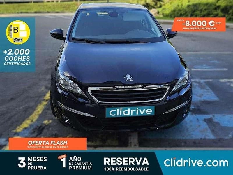 Negro Usado 2015 Peugeot 308 Active Utilitario | 5390 € (Buen precio) - Imagen 1/3
