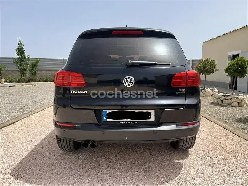 Usado VW Tiguan 110 CV (80 kW) 2013 Negro SUV