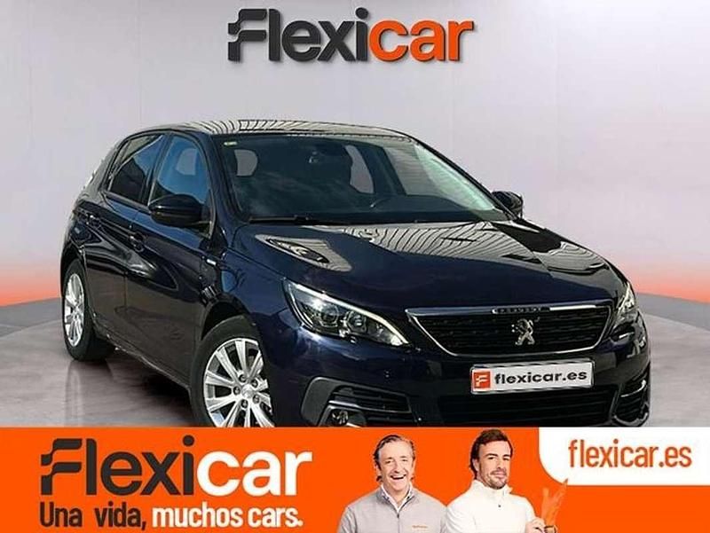 Azul Usado 2020 Peugeot 308 Allure Familiar | 9890 € (Buen precio) - Imagen 1/4