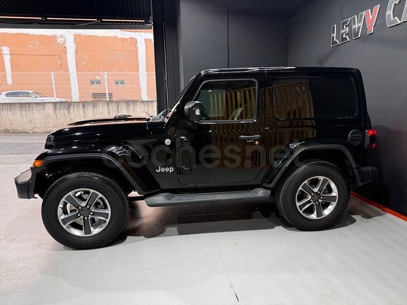 Usado Jeep Wrangler Sahara 200 CV (147 kW) 2019 Negro SUV