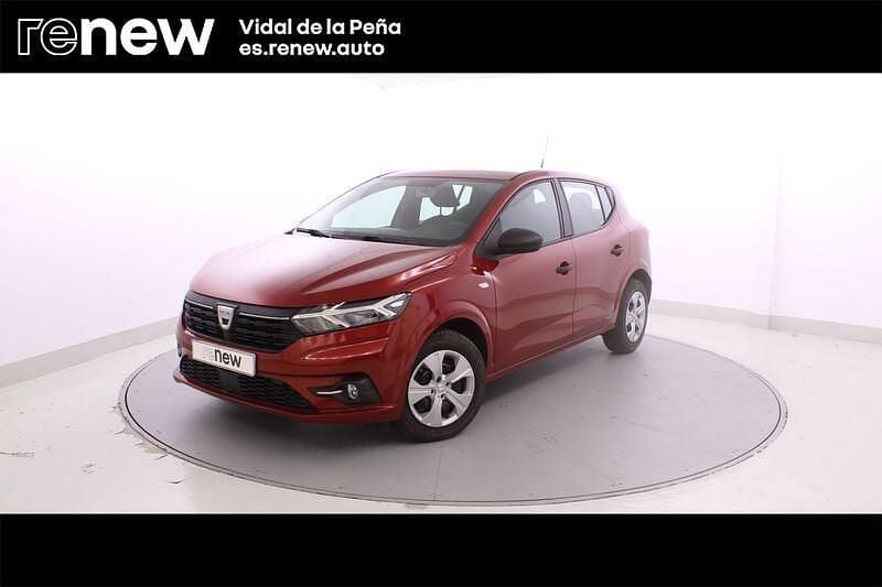 Rojo Usado 2021 Dacia Sandero Essentiel Berlina | 12.490 € (Buen precio) - Imagen 1/4