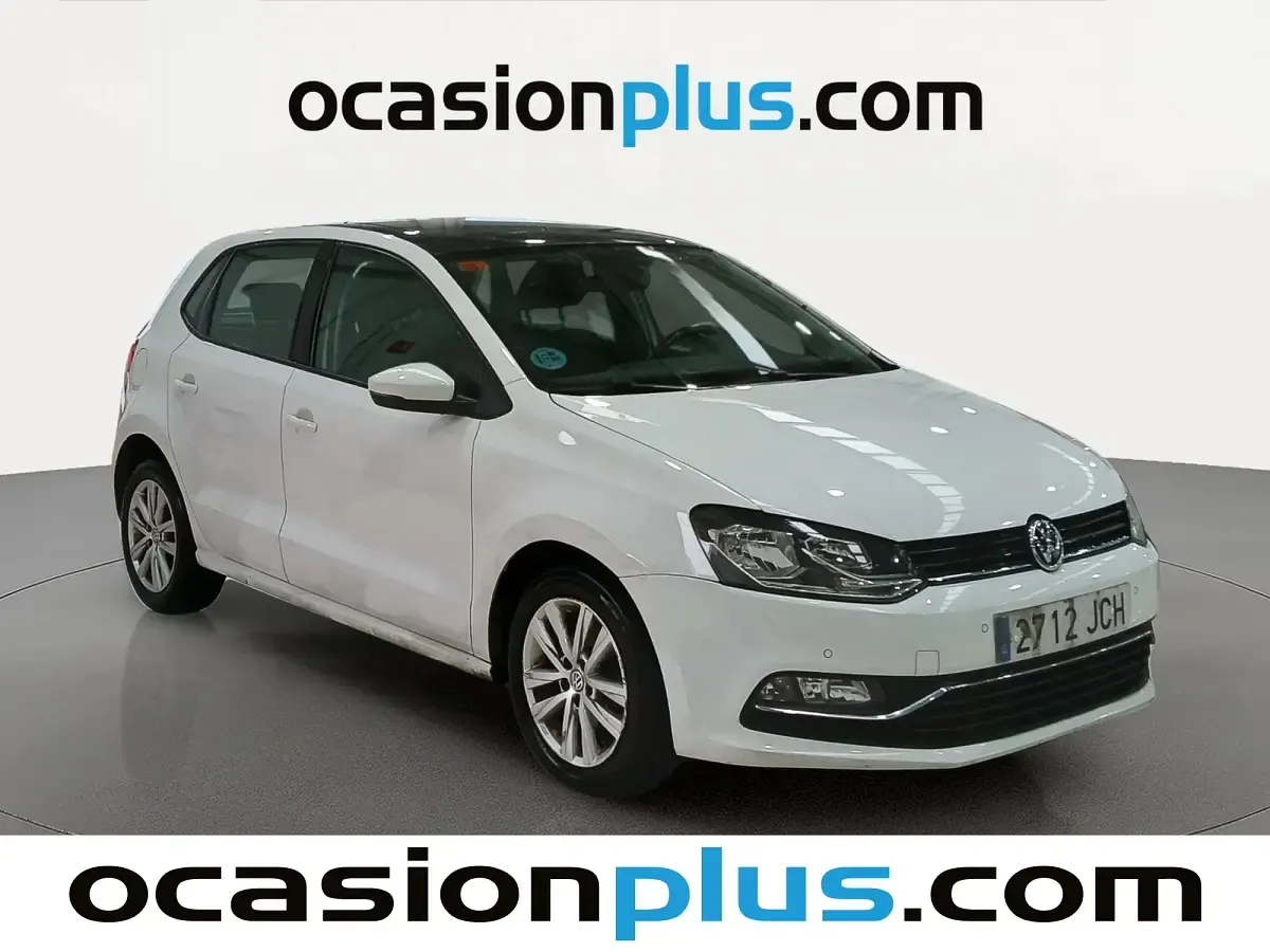 Usado VW Polo Advance 90 CV (66 kW) 2015 Blanco Utilitario