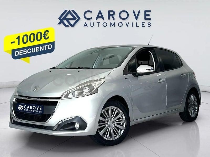 Usado Peugeot 208 Style 82 CV (60 kW) 2016 Gris / plata Utilitario