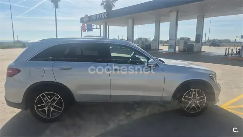 Usado Mercedes GLC250 204 CV (150 kW) 2018 Gris / plata SUV