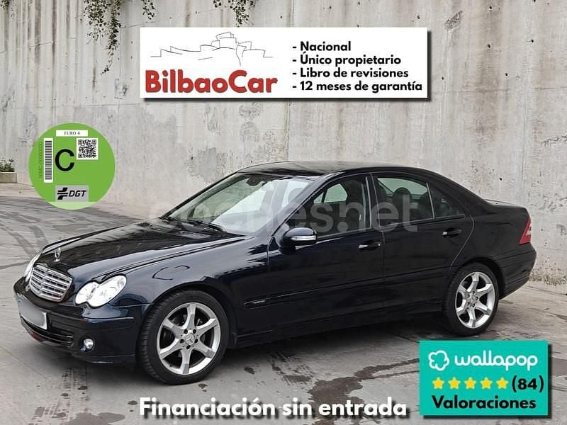 Negro Usado 2006 Mercedes C180 Avantgarde Berlina | 9500 € (Un poco caro) - Imagen 1/4