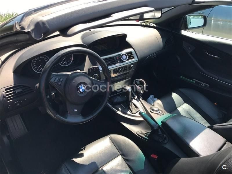 Negro Usado 2007 BMW 630 Cabriolet Descapotable | 18.000 € - Imagen 1/4